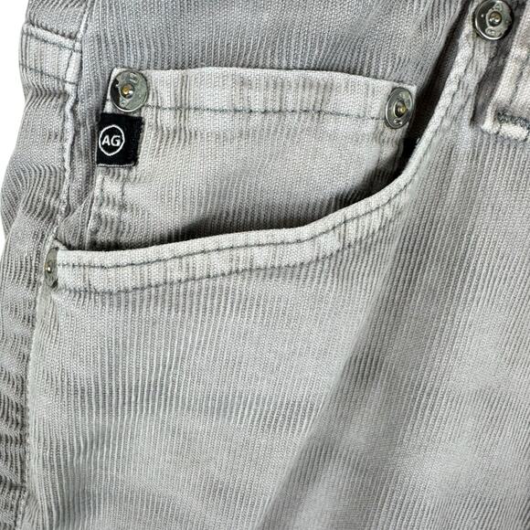 Adriano Goldschmied AG The Tellis Modern Slim Gray Corduroy Pants Men's 30 x 34 - Picture 3 of 9